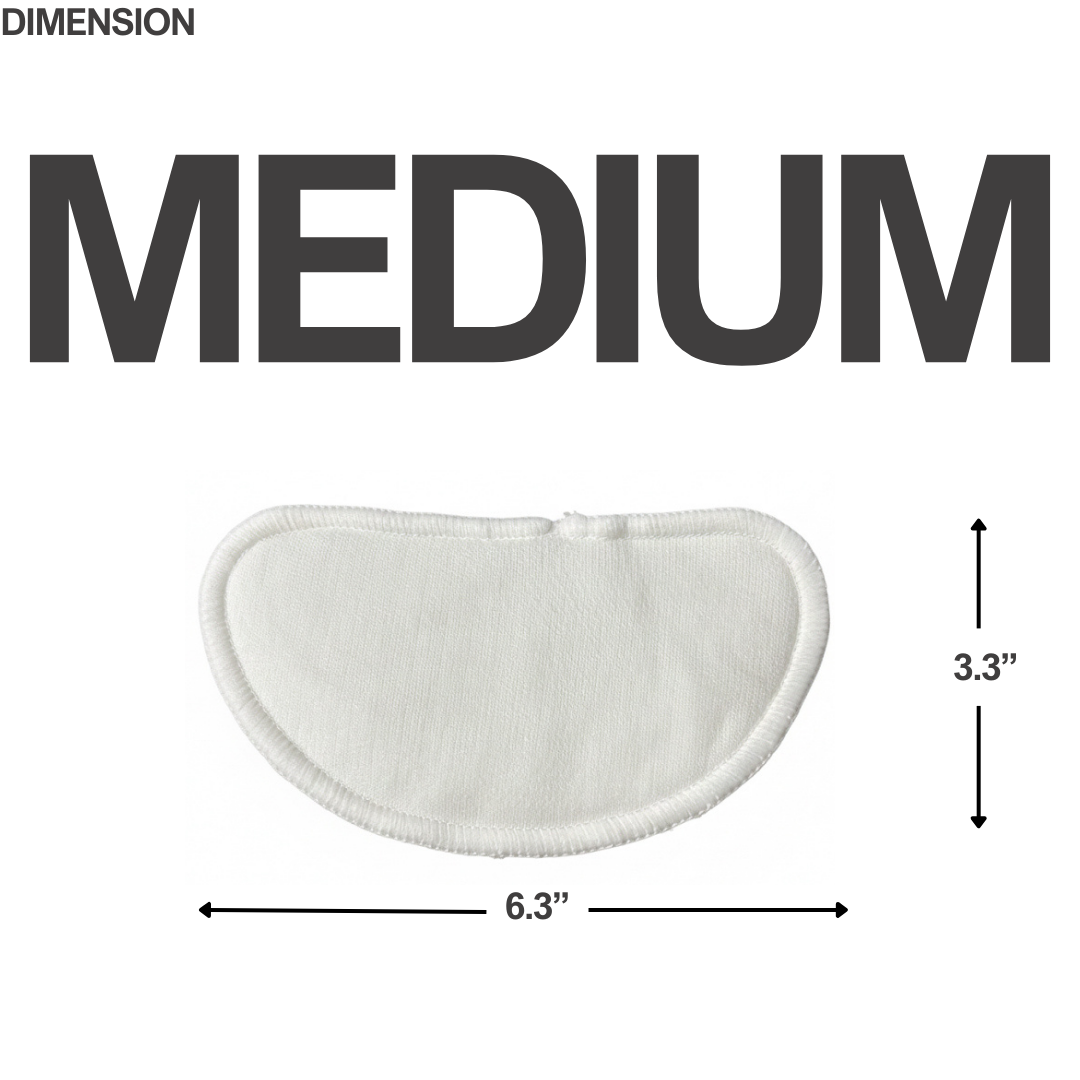 Reusable Breast Sweat Pads with Adhesive Strips